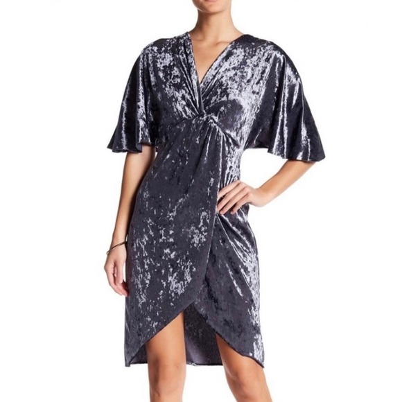 The Vanity Room Dresses & Skirts - The Vanity Room Velvet Wrap Dress